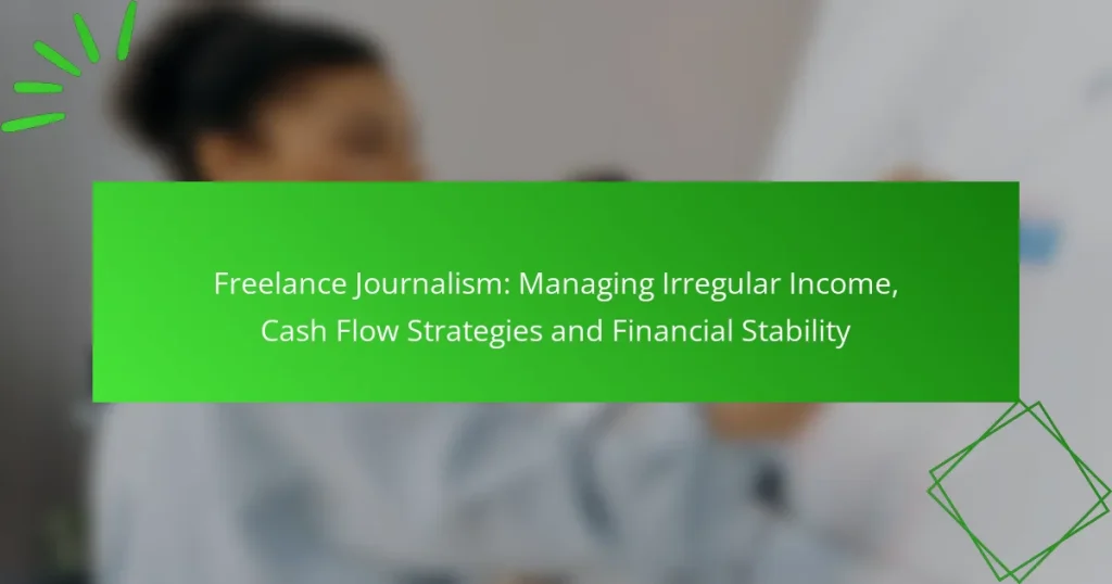 Freelance Journalism: Managing Irregular Income, Cash Flow Strategies and Financial Stability