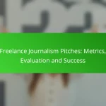 Freelance Journalism Pitches: Metrics, Evaluation and Success